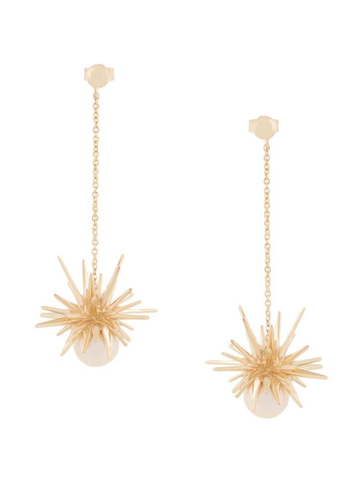 Karen Walker Forbidden Drop Earrings - Gold