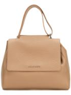 Orciani Trapeze Tote, Women's, Nude/neutrals, Leather