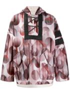 Acne Studios Football Print Pullover Jacket - Brown