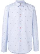 Ps By Paul Smith - Watermelon Print Shirt - Men - Cotton - Xs, Blue, Cotton