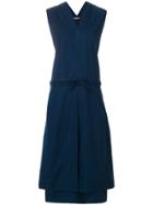Nehera Tie Waist Dress - Blue
