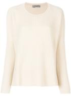 Sportmax Ribbed Oversized Sweater - Nude & Neutrals