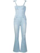 Sjyp Fitted Jumpsuit - Blue