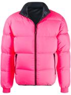 Kenzo Reversible Colour Block Puffer Jacket - Pink