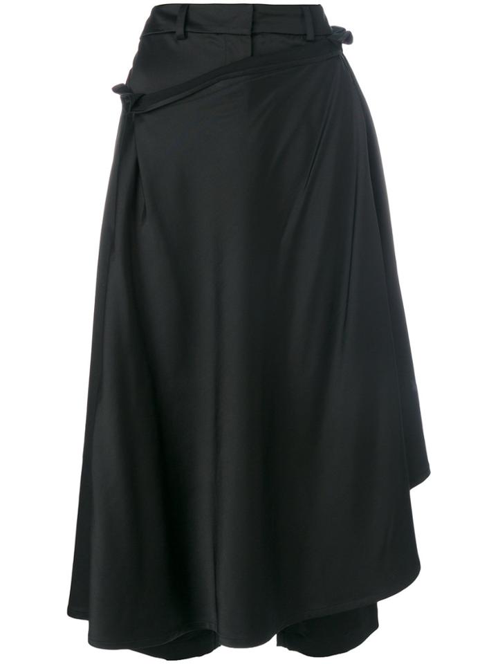 A.w.a.k.e. Draped Skirt Trousers - Black