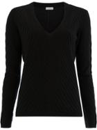 Maison Ullens Ribbed Knitted Jumper - Black