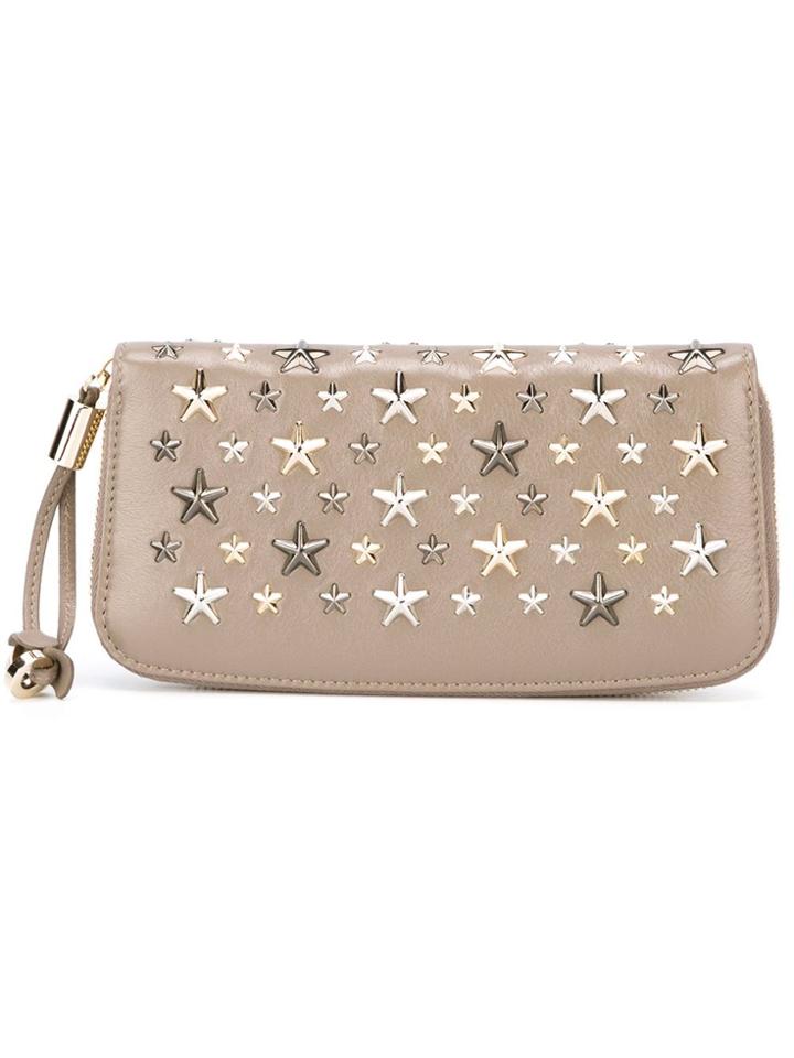 Jimmy Choo 'filipa' Wallet - Grey