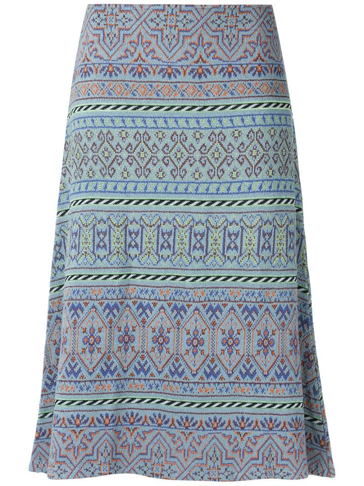 Cecilia Prado - Knitted Midi Skirt - Women - Acrylic/lurex/viscose - P, Pink, Acrylic/lurex/viscose