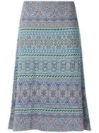 Cecilia Prado - Knitted Midi Skirt - Women - Acrylic/lurex/viscose - P, Pink, Acrylic/lurex/viscose