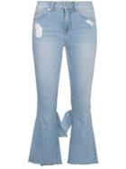 Philosophy Di Lorenzo Serafini Folded Hem Cropped Trousers - Nude &