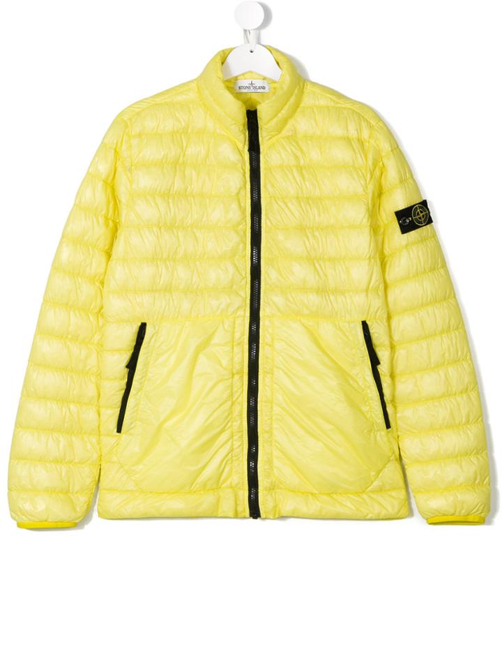 Stone Island Junior Padded Jacket - Yellow & Orange