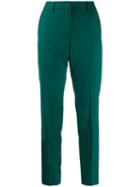 Ps Paul Smith High-waisted Tapered Trousers - Green