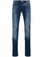 Versace Jeans - Distressed Slim-fit Jeans - Men - Cotton/spandex/elastane - 33, Blue, Cotton/spandex/elastane