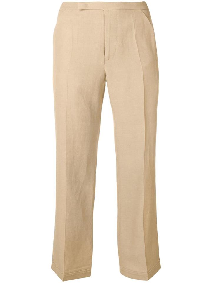 Golden Goose Summer Cropped Trousers - Neutrals