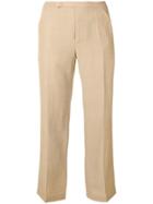Golden Goose Summer Cropped Trousers - Neutrals