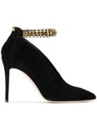 Jimmy Choo Black Suede Lux 100 Heels