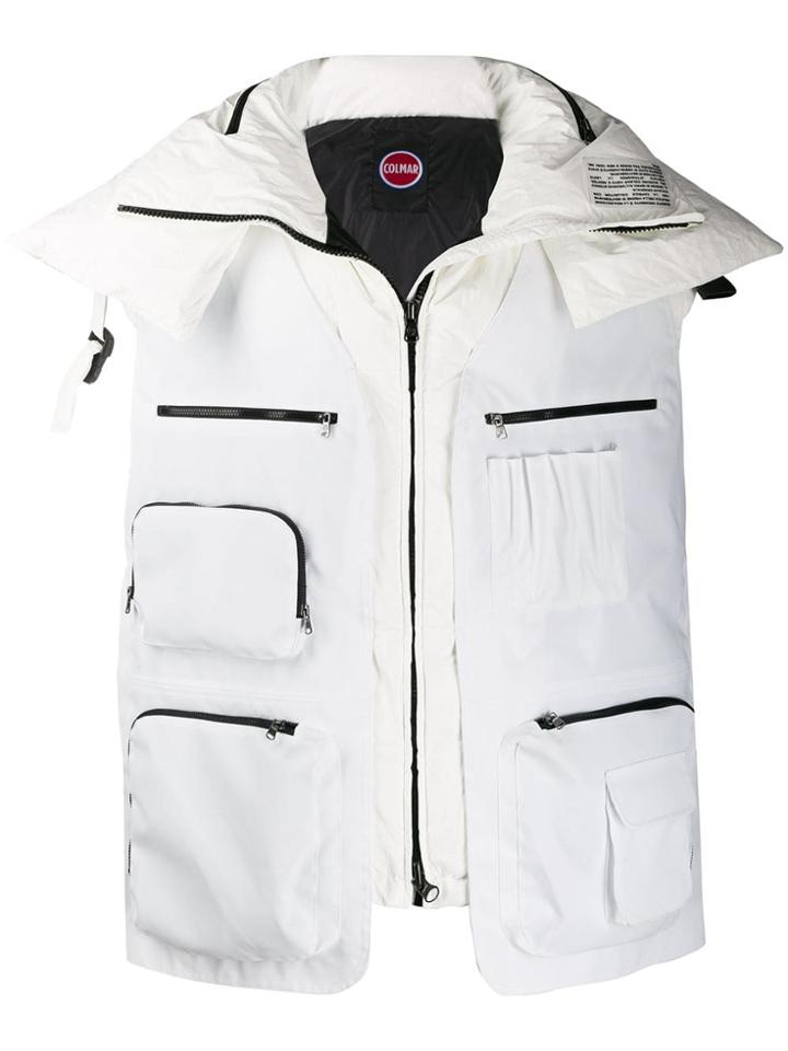 Colmar A.g.e. By Shayne Oliver Oversized Padded Gilet - White