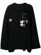 Julius Printed Longsleeved T-shirt - Black
