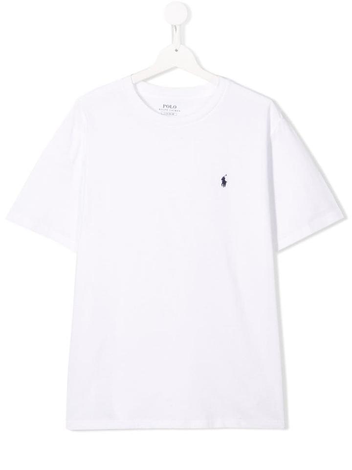 Ralph Lauren Kids Teen Logo T-shirt - White