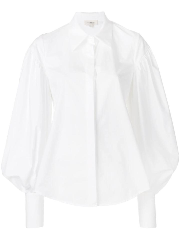 Isa Arfen Fitted Cuffs Shirt - White