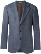 Brunello Cucinelli Patch Pocket Blazer, Men's, Size: 58, Blue, Cupro/wool/silk/linen/flax