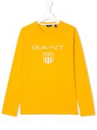 Gant Kids Teen Long Sleeve Printed T-shirt - Yellow & Orange