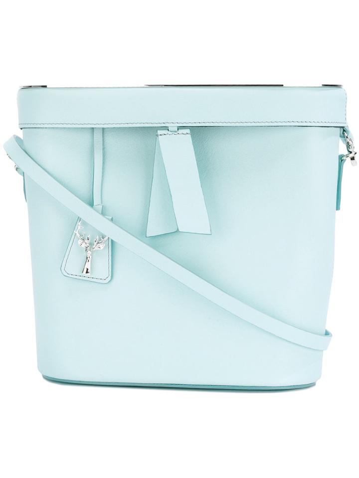 Savas - Victoria Crossbody Bag - Women - Calf Leather/metal (other) - One Size, Women's, Blue, Calf Leather/metal (other)