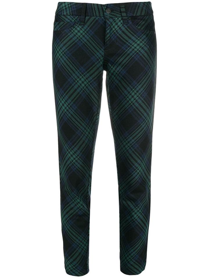 Cambio Tartan Trousers - Black