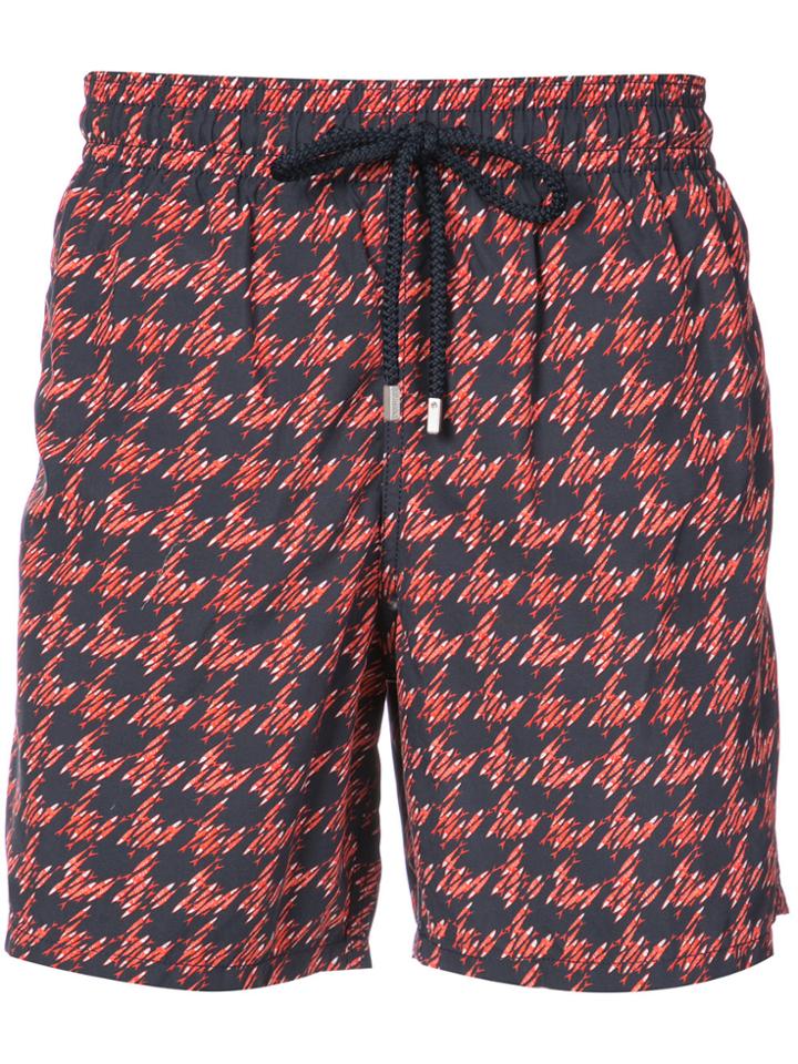 Vilebrequin Houndstooth Shorts - Red
