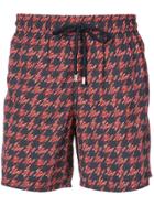 Vilebrequin Houndstooth Shorts - Red