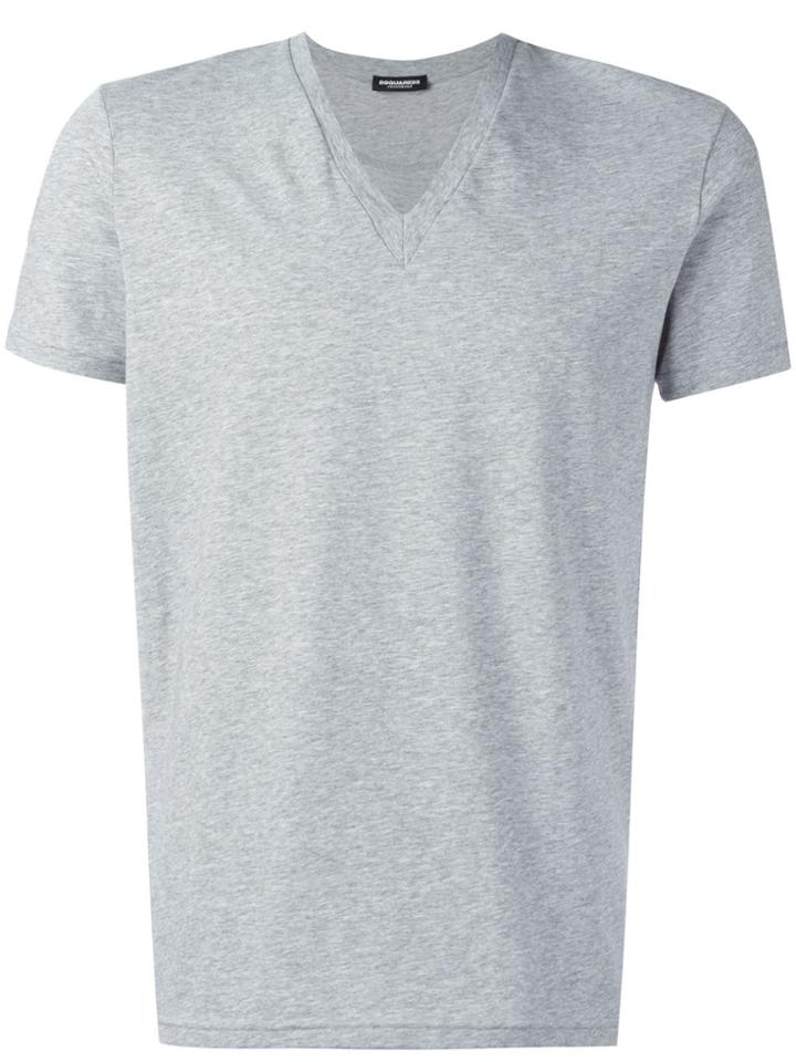 Dsquared2 Basic V-neck T-shirt - Grey