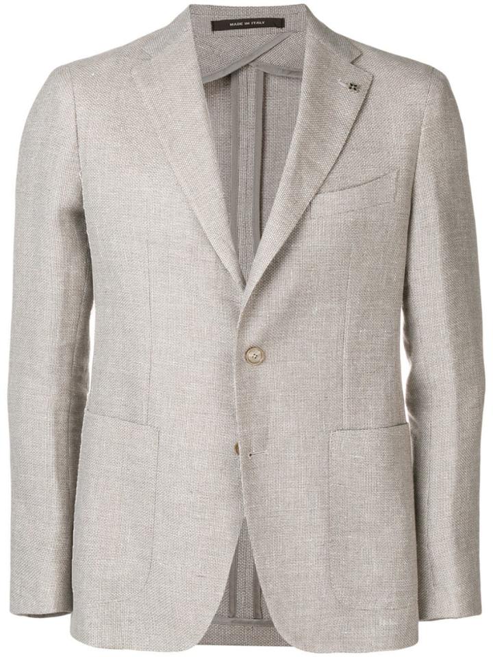 Tagliatore Classic Single-breasted Blazer - Neutrals