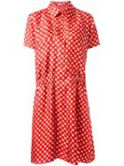 Carven Flower Print Shirt Dress
