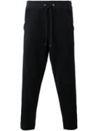 Lot78 Drawstring Track Pants, Men's, Size: Large, Black, Cotton/spandex/elastane