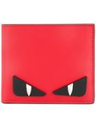 Fendi Bag Bugs-appliqué Wallet - Red