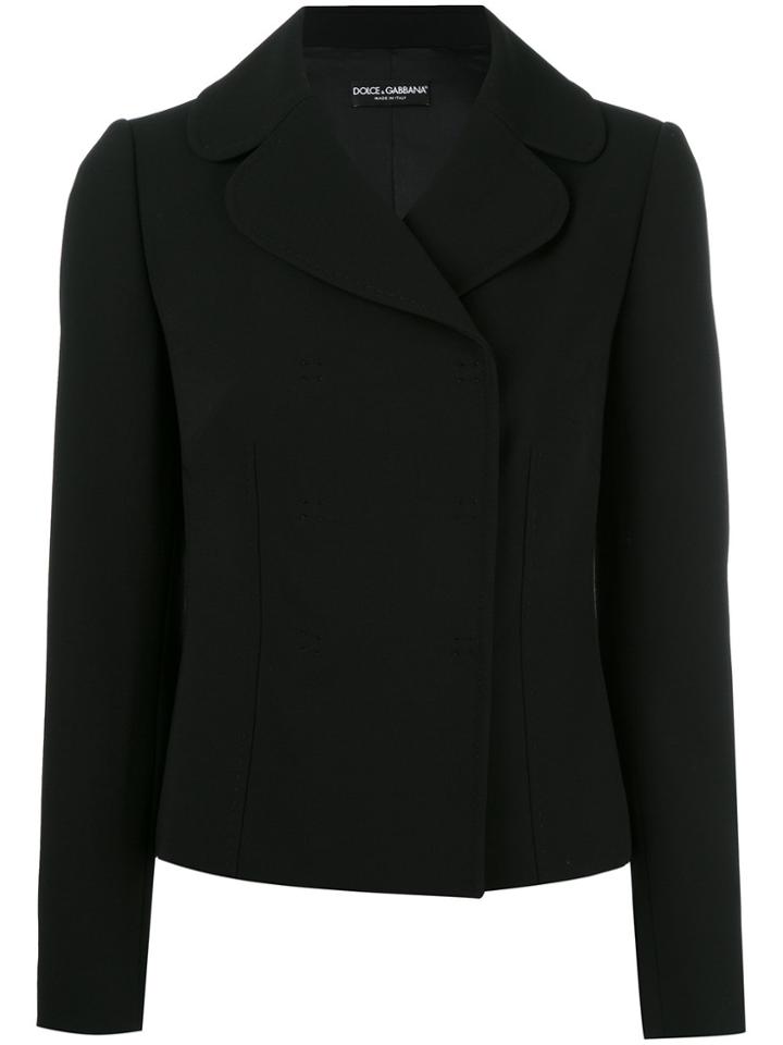 Dolce & Gabbana Fitted Blazer - Black