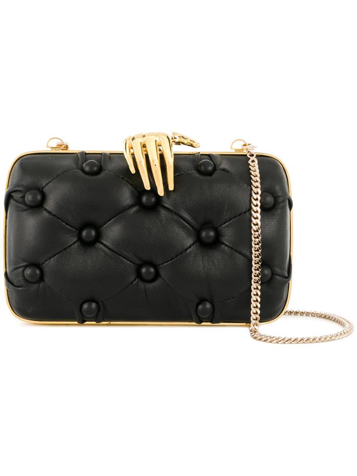 Benedetta Bruzziches Pintucked Minaudière - Black