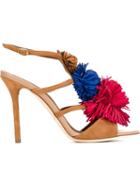 Malone Souliers Pom Pom Heeled Sandals