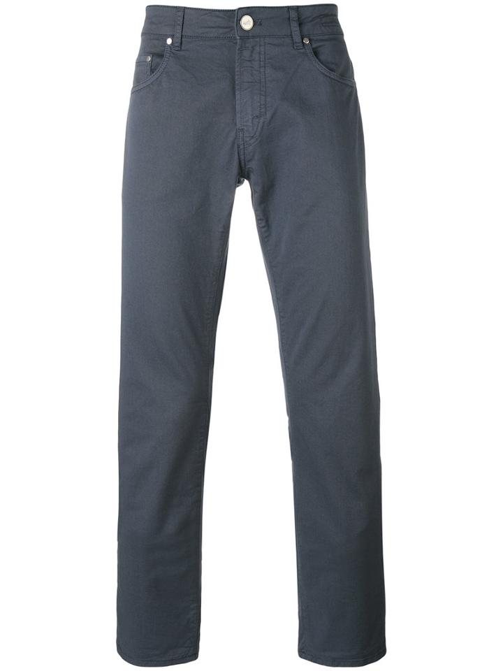 Pt01 - Classic Chino Trousers - Men - Cotton/spandex/elastane - 32, Grey, Cotton/spandex/elastane