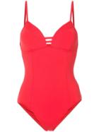 Seafolly Quilted One Piece Swimsuit - Red