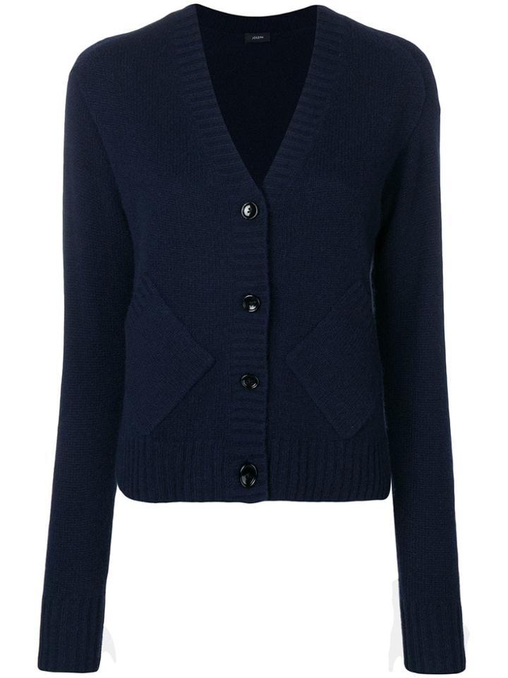 Joseph V-neck Cardigan - Blue