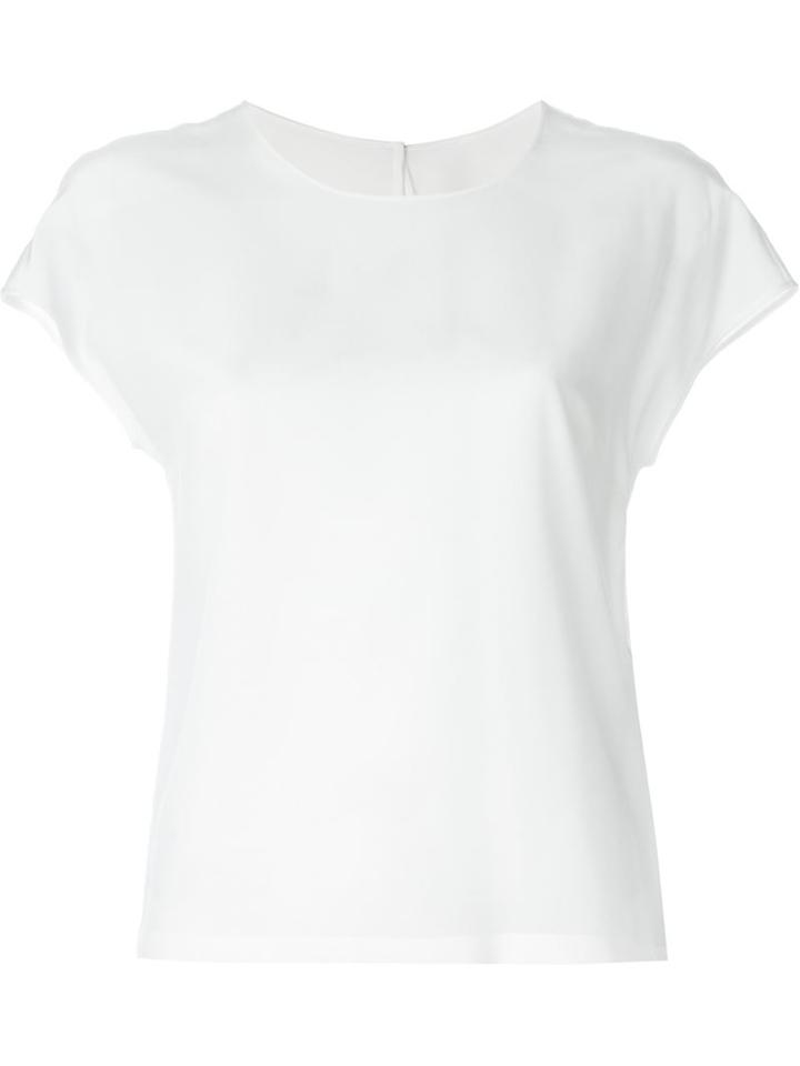 Dolce & Gabbana Flutter Sleeve T-shirt Blouse