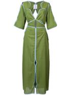 Rosie Assoulin Cut-out Maxi Dress - Green