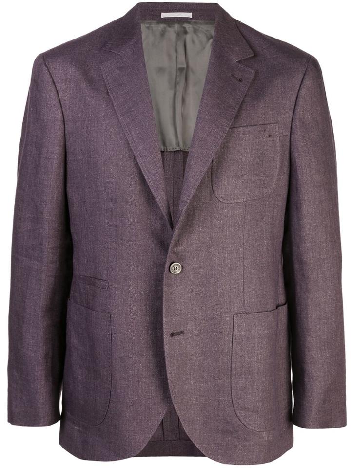Brunello Cucinelli Classic Blazer - Purple