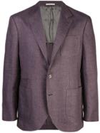 Brunello Cucinelli Classic Blazer - Purple