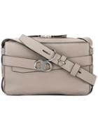 Tory Burch Front Buckle Crossbody Bag, Women's, Nude/neutrals, Leather