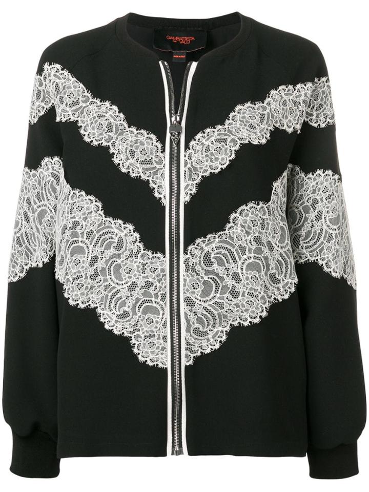 Giambattista Valli Lace Bomber Jacket - Black