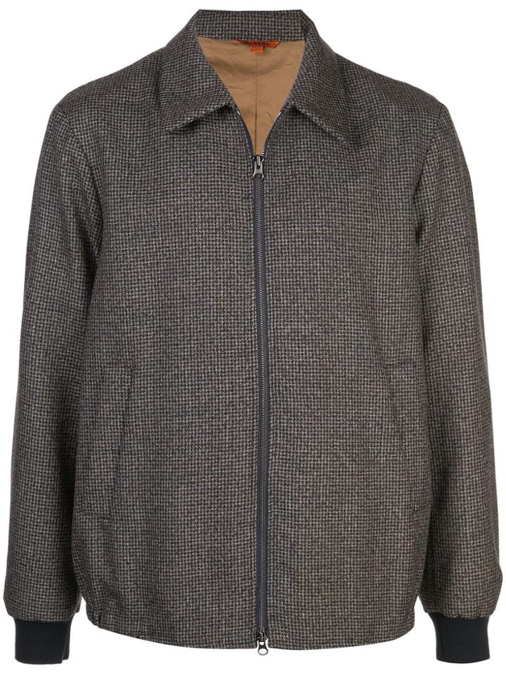 Barena Zipped Bomber Jacket - Brown