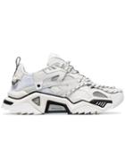 Calvin Klein 205w39nyc White Strike Low-top Leather Sneakers