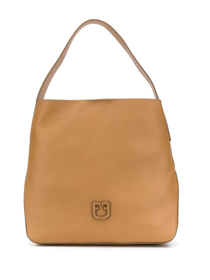 Furla Logo Patch Tote Bag - Neutrals